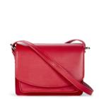 Sole Society Sole Society Michelle Vegan Flapover Crossbody - Red-one Size