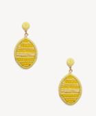 Sole Society Sole Society Toscana Beaded Statement Earring Yellow One Size