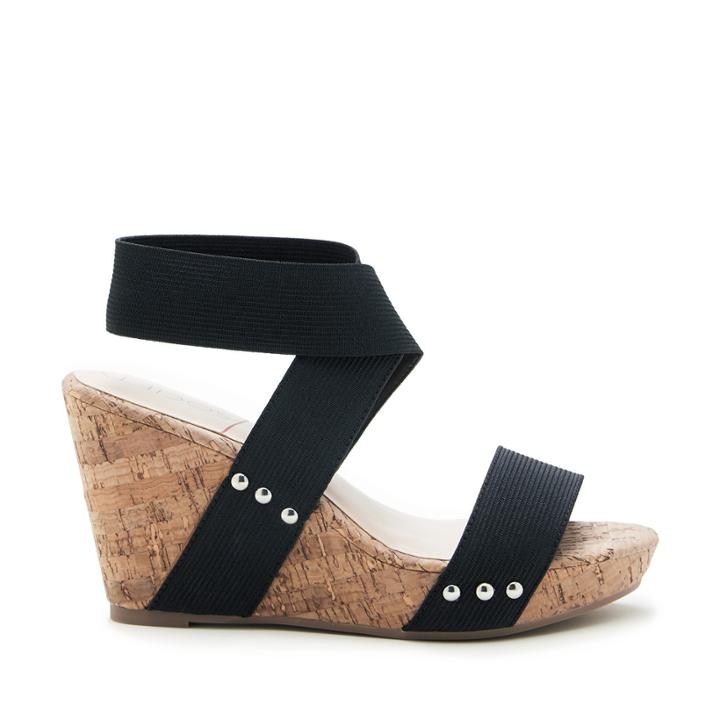 Sole Society Sole Society Analisa Platform Wedge - Black