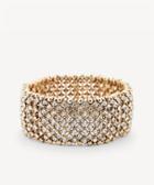 Sole Society Sole Society Antique Crystal Stretch Bracelet