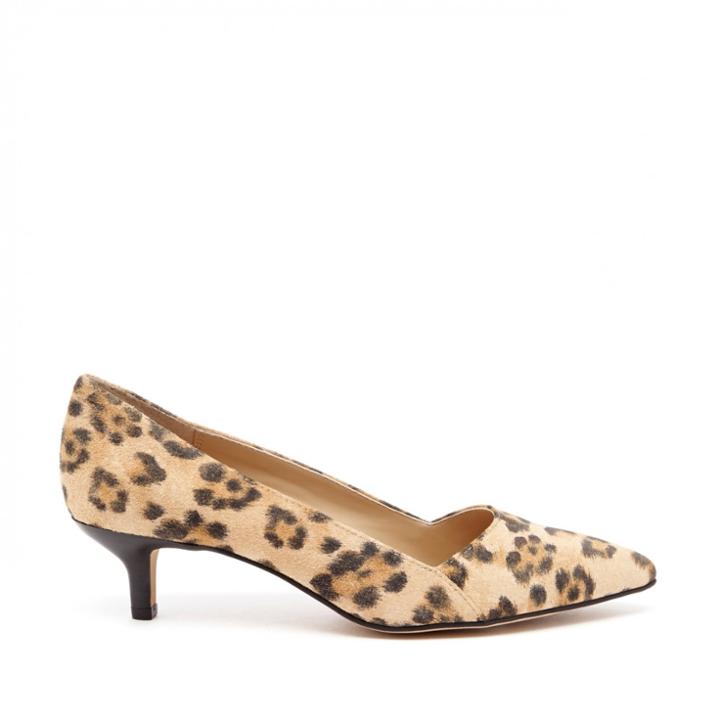 Sole Society Sole Society Desi Kitten Heel Pump - Tan-6.5