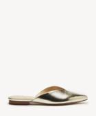 Sole Society Women's Rosemond V Cut Slides Totes Gold Size 5 Haircalf From Sole Society