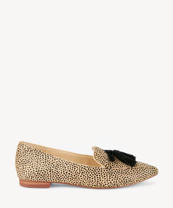 Sole Society Sole Society Hadlee Tassel Loafers Dotted Haircalf Size 5 Suede
