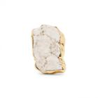 Sole Society Sole Society Oversize Stone Ring - White Howlite-7