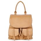 Sole Society Sole Society Dixon Backpack With Front Pockets - Camel-one Size