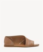 1. State 1. State Celvin Asymmetrical Open Toe Flats Caramel Size 6 Leather From Sole Society