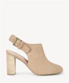 Sole Society Sole Society Apollo Backless Bootie Sand Size 5 Suede