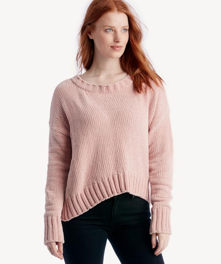 Sanctuary Sanctuary Women's Chenille Pullover In Color: Celestial Rose Size Xs From Sole Society