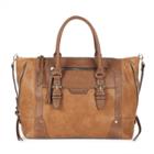 Sole Society Sole Society Susan Large Winged Tote - Brown Combo-one Size