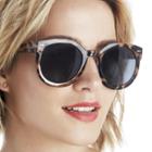 Sole Society Sole Society Brennan Classic Oversize Sunglasses - Dark Tortoise