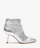 Sole Society Women's Raphaela Dress Bootie Platinum Size 5 Suede From Sole Society