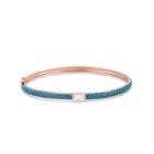 Karen London Karen London Gold Filled Stone Bangle - Turquoise