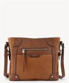 Sole Society Sole Society Inez Crossbody Bag In Color: Vegan Essential Flats Cognac Combo Leather