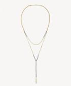 Sole Society Women's Two Row Multi Necklace Gold Combo One Size From Sole Society