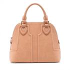 Sole Society Sole Society Marcy Medium Structured Dome Satchel - Peach-one Size