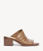 Sole Society Women's Tesiana Aysmmetrical Sandals Caramel Size 5 Leather From Sole Society