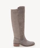 Sole Society Women's Calvenia Studded Tall Boots Fall Taupe Size 5 Suede From Sole Society