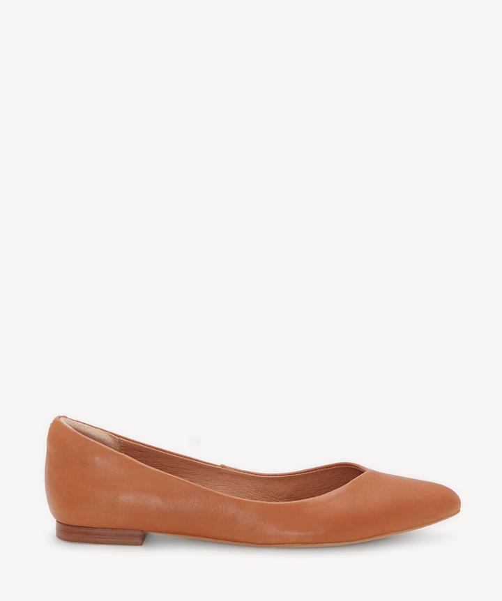Corso Como Corso Como Julia Pointed Toe Flats Tan Size 5.5 Leather From Sole Society