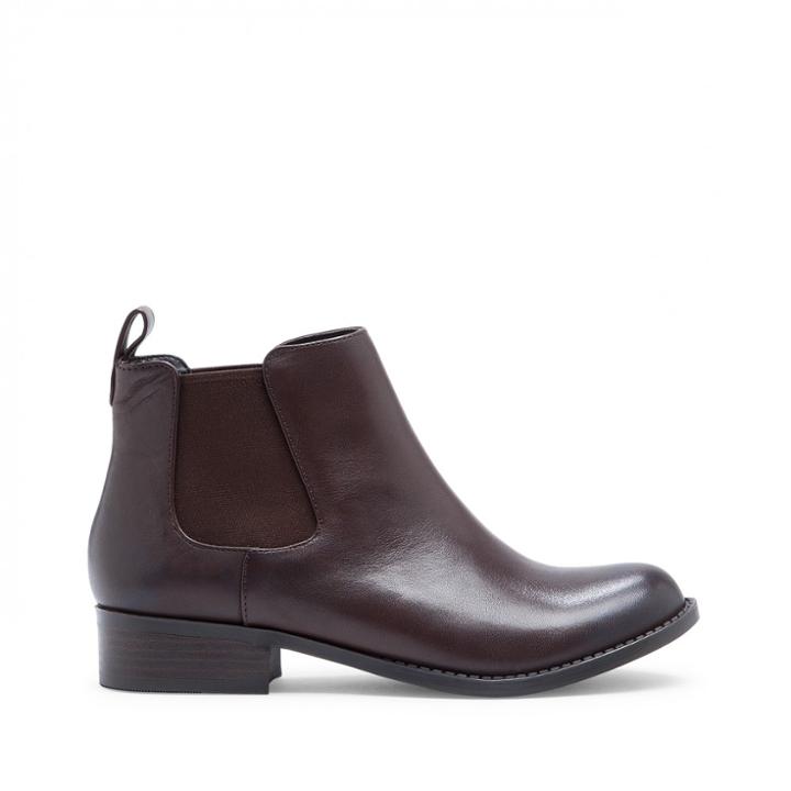 Sole Society Sole Society Noa Chelsea Bootie - Reddish Brown-9