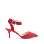 Sole Society Sole Society Olyvia Halo Ankle Strap Pump - Red