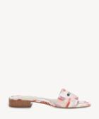 Louise Et Cie Louise Et Cie Aydia Open Toe Flats Coral Multi Size 5.5 Fabric From Sole Society