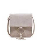 Sole Society Sole Society Roe Square Crossbody With Ring Hardware - Taupe-one Size