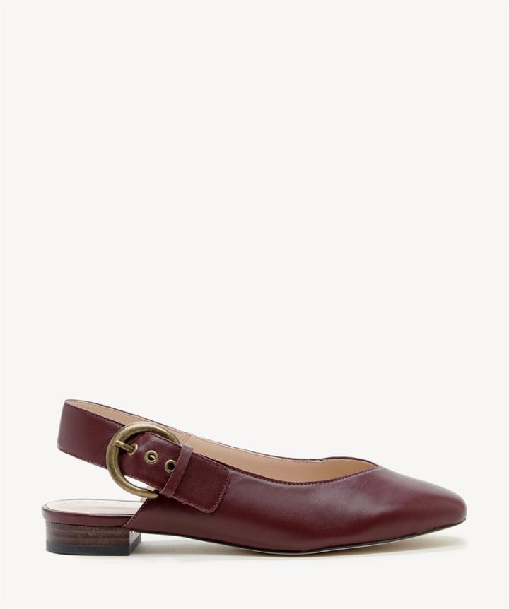 Sole Society Sole Society Topanga Slingback Flats Rumba Red Size 5 Haircalf