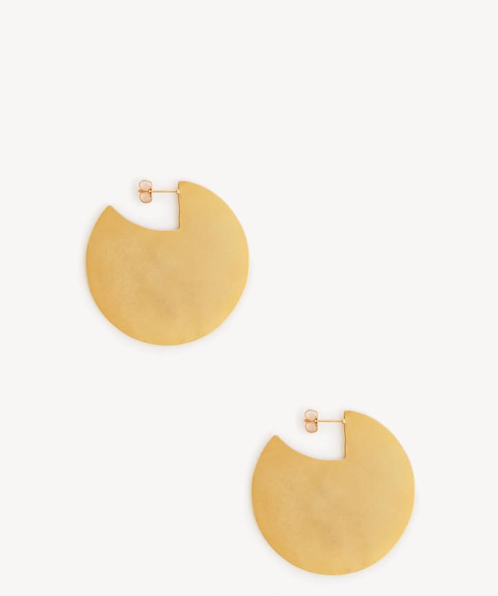 Sole Society Women's Lunar Disc Statement Earring Gold One Size From Sole Society