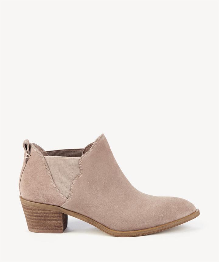 Sole Society Sole Society Nancy Scalloped Gore Bootie Dusty Rose Size 5 Leather
