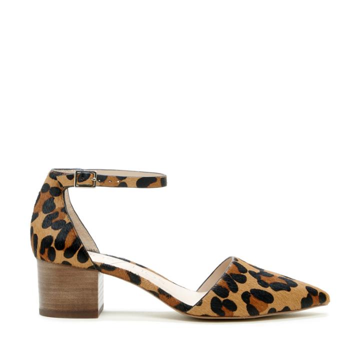 Sole Society Sole Society Katarina Two Piece Block Heel - Leopard-5
