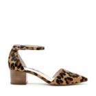 Sole Society Sole Society Katarina Two Piece Block Heel - Leopard-5