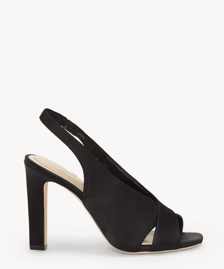 Imagine Imagine Women's Wrennie Slingback Sandals Black Size 5 Satin From Sole Society