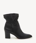 Sole Society Women's Demetria Paperbag Bootie Black Leather From Sole Society