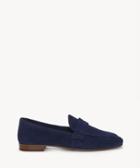 Vince Camuto Vince Camuto Women's Macinda Smoking Slippers Flats New Blue Size 5 Suede From Sole Society
