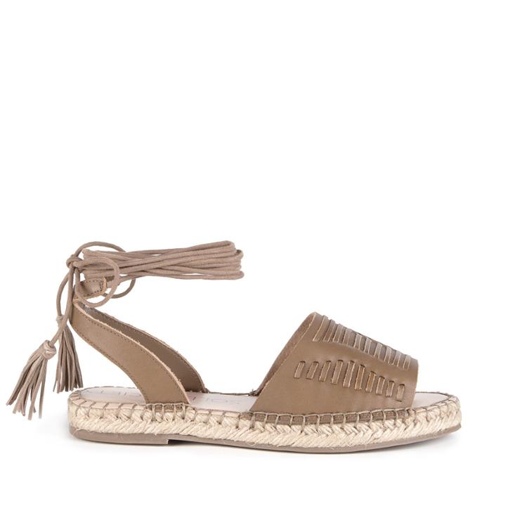 Sole Society Sole Society Clover Lace Up Espadrille - Sand