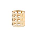 Sole Society Sole Society Cutout Perforated Ring - Gold-6