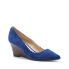 Sole Society Sole Society Juli Mid Heel Wedge - Deep Blue-5