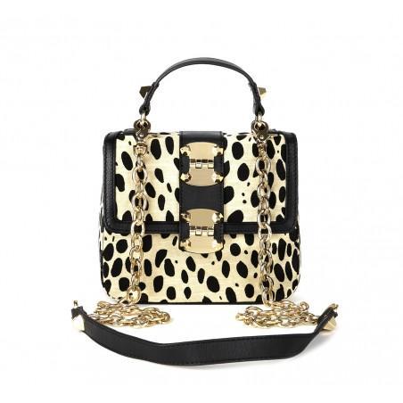 Solesociety Myra Hinge Mini Bag - Leopard