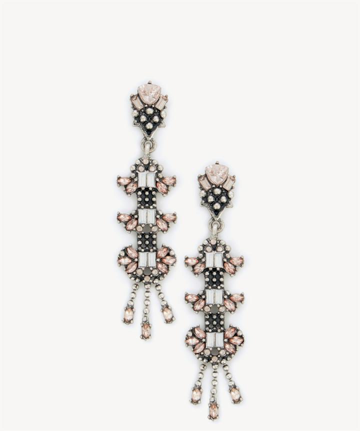 Sole Society Sole Society Phoenix Statement Earring Blush Multi One Size Os