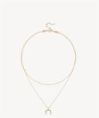 Sole Society Sole Society Plated Crescent Layered Choker
