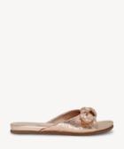 Vince Camuto Vince Camuto Ejella Bow Slides Beaming Blush Size 5 Leather From Sole Society