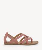 Lucky Brand Lucky Brand Ainsley Strappy Flats Sandals Canyon Rose Size 5 Leather From Sole Society