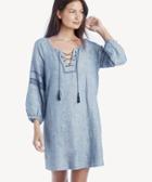 Sanctuary Sanctuary Women's Mirabelle Lace Up Dress In Color: Raven Wash Size Large From Sole Society