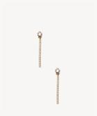 Sole Society Sole Society Crystal Bar Ear Jackets Gold One Size Os
