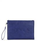 Sole Society Sole Society Justine Conversation Oversize Pouch - Navy-one Size