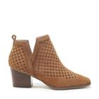 Sole Society Sole Society Barcelona Cage Slit Bootie - Cognac-5
