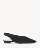 Vince Camuto Vince Camuto Women's Maltida Slingback Flats Black Size 5 Suede From Sole Society