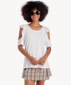 Sanctuary Sanctuary Crescent Tee White Size Extra Small From Sole Society