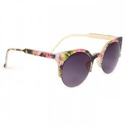 Solesociety Sole Society Kendel Cateye Sunglasses - Floral Combo-one Size