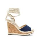 Sole Society Sole Society Sena Espadrille Wedge - Navy